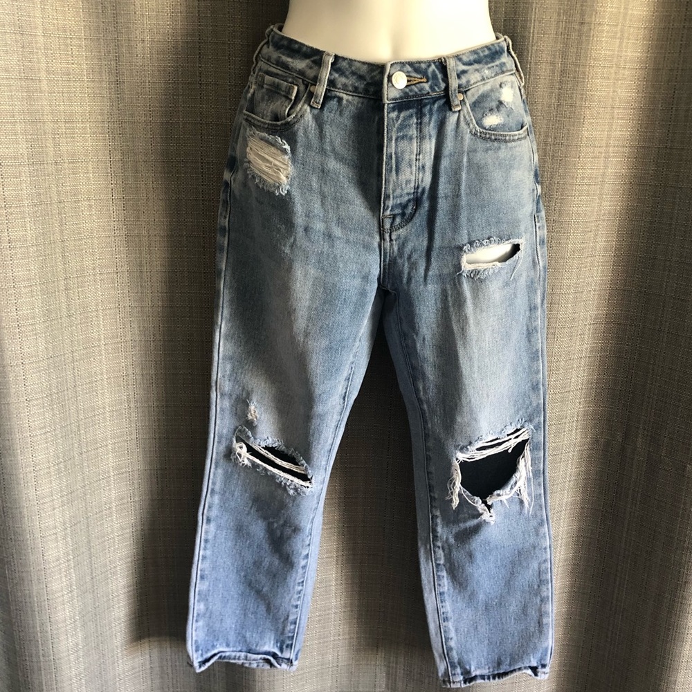 EUC PacSun Distressed Mom Jeans